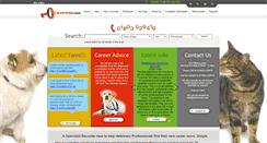 Desktop Screenshot of careervets.com