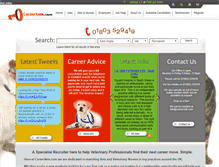 Tablet Screenshot of careervets.com